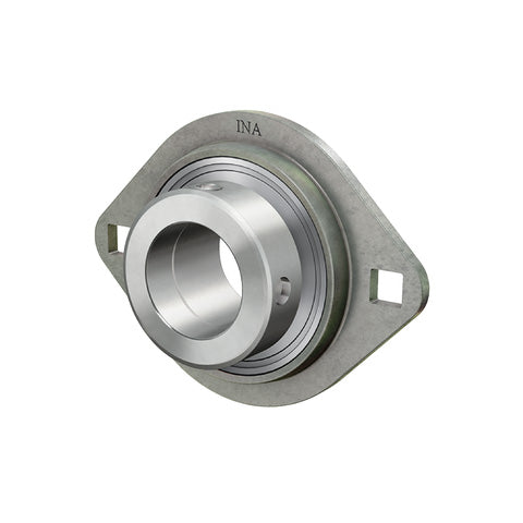 INA RAT12XL Two Bolt Sheet Steel Oval Housing with Eccentric Collar Insert 12mm Bore