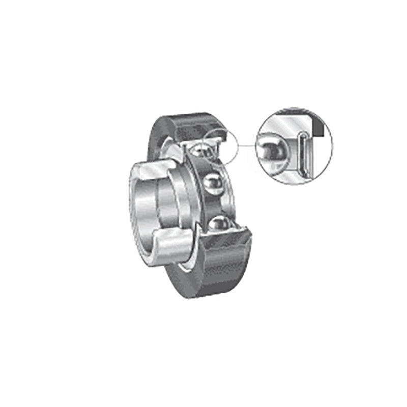 INA RCRA20/46XLFA106 Metric Bearing Insert with Rubber Interliner and P Seals and Eccentric Collar 20x46x24.5mm