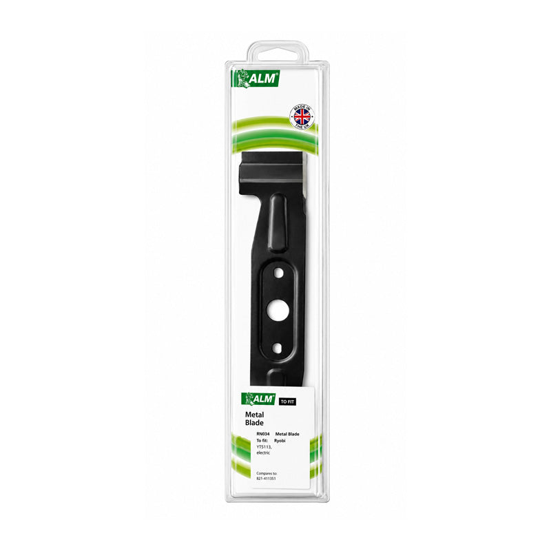 RN034 Lawn Mower Metal Blade 34cm By ALM - Fits Ryno