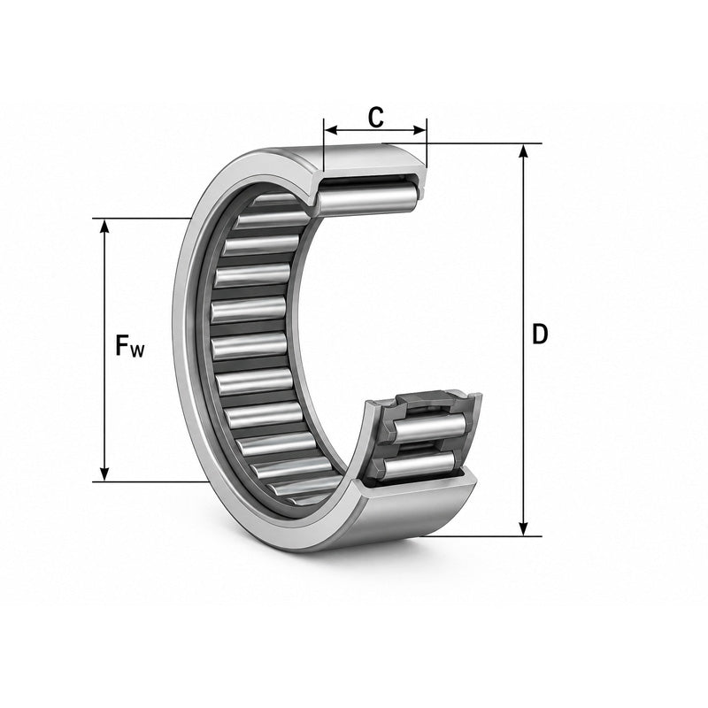 INA RNAO80-100-30 Machined Needle Roller Bearing 80x100x30mm - Allow 1-2 Days - Contact Us For Faster Delivery