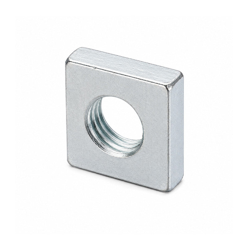 Unifix M10x17 - Class 6 Steel Square Roofing Nut ANSI/ASME B18.2.2 with 1.5mm Pitch and Bright Zinc Plated Finish
