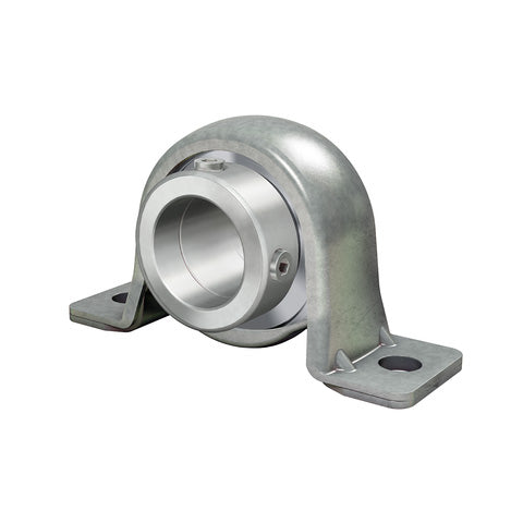 INA RPB12XL Sheet Steel Plummer Block Housing with Eccentric Collar Insert and Rubber Interliner 12mm Bore
