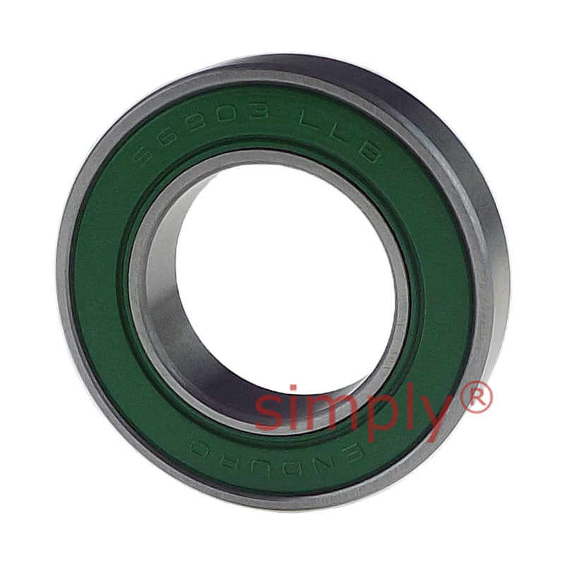 ENDURO S69032RS Stainless Steel Rubber Sealed Deep Groove Bearing 17x30x7mm