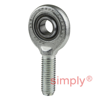 SKF SA10C Right Hand Steel / PTFE Sintered Bronze Lined Plain Male Rod End M10 Thread