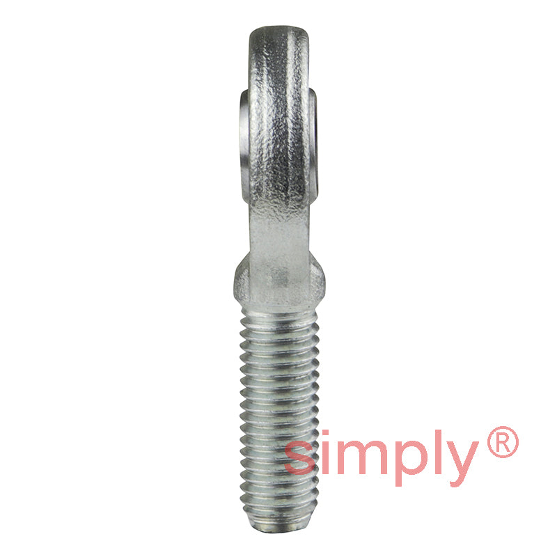 SKF SA10C Right Hand Steel / PTFE Sintered Bronze Lined Plain Male Rod End M10 Thread