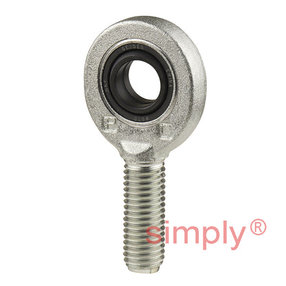SKF SA15ES Right Hand Steel / Steel Plain Male Rod End M14 Thread