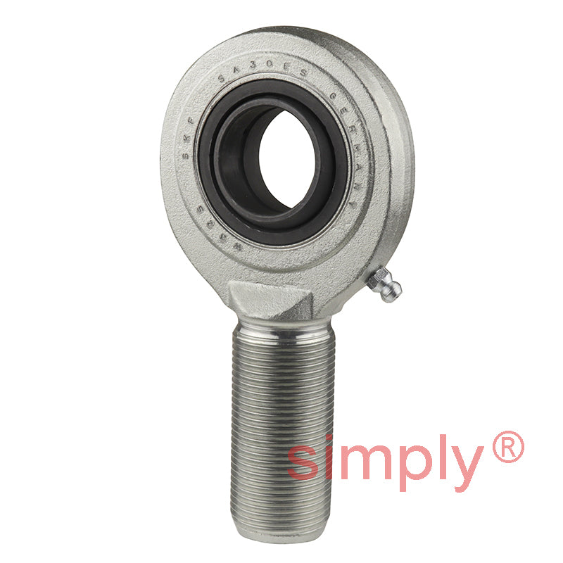 SKF SA30ES Right Hand Steel / Steel Plain Male Rod End M30x2 Thread