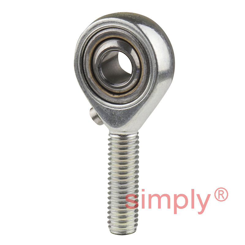 SKF SAKAC8M Right Hand Steel / Bronze Lined Plain Male Rod End M8 Thread
