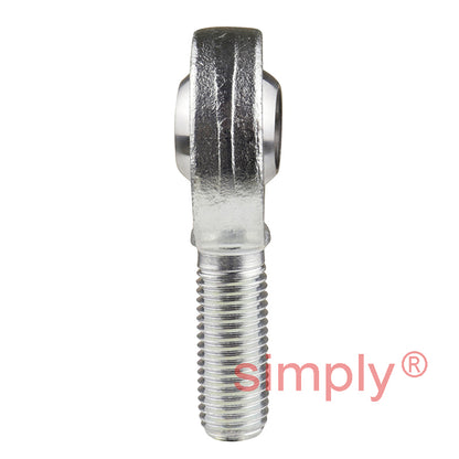 SKF SAKB18F Right Hand Steel / PTFE FRP Lined Plain Male Rod End M18x1.5 Thread
