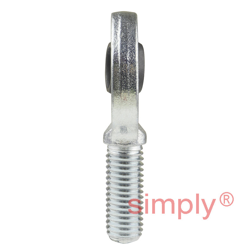 SKF SAL12E Left Hand Steel / Steel Plain Male Rod End M12 Thread
