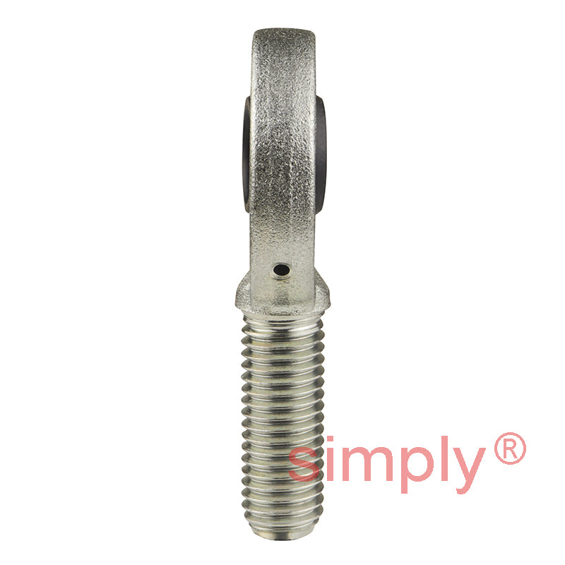 SKF SAL20ES Left Hand Steel / Steel Plain Male Rod End M20x1.5 Thread
