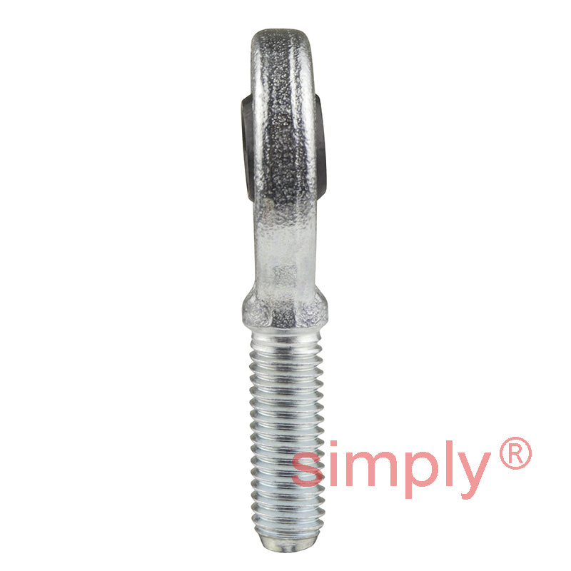 SKF SAL8E Left Hand Steel / Steel Plain Male Rod End M8 Thread