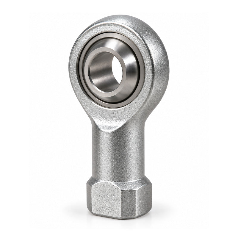 ISB SAL5E Left Hand Maintenance Free Steel/Steel Plain Female Rod End M5 Thread