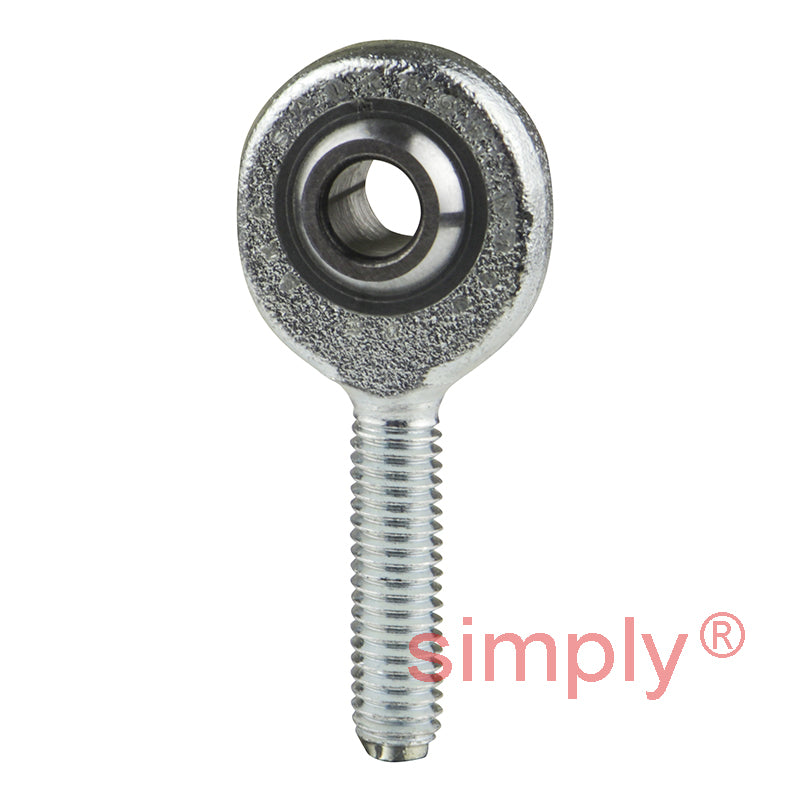 SKF SALKB6F Left Hand Steel / PTFE FRP Lined Plain Male Rod End M6 Thread