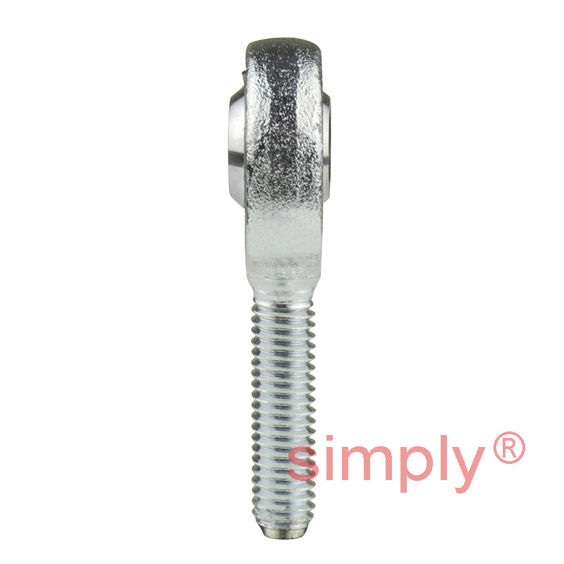 SKF SALKB6F Left Hand Steel / PTFE FRP Lined Plain Male Rod End M6 Thread