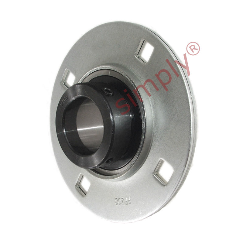 SAPF208 Round 4 Bolt Pressed Steel Bearing Housing with 40mm Collar Insert