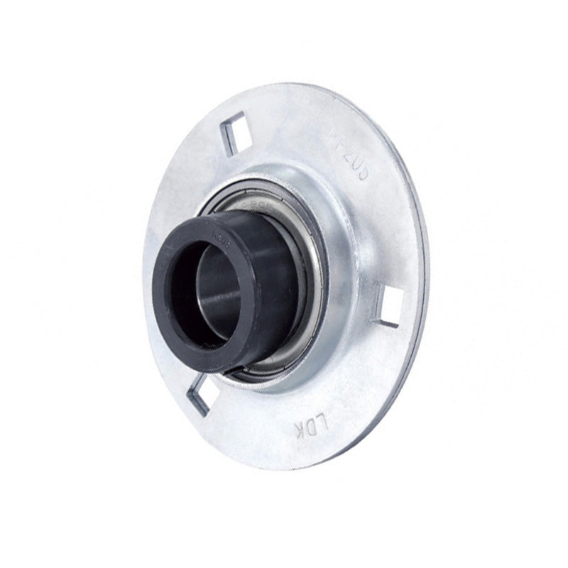 SAPF205 Round 3 Bolt Pressed Steel Bearing Housing with 25mm Collar Insert
