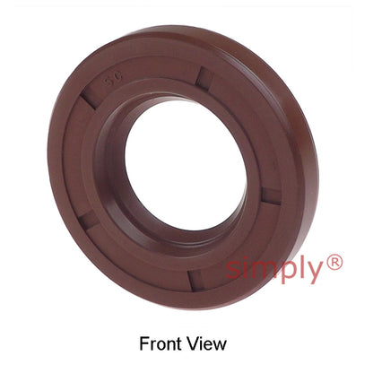 30x47x10mm SC / R21 Single Lip FKM Rubber Metric Rotary Shaft Oil Seal with Garter Spring