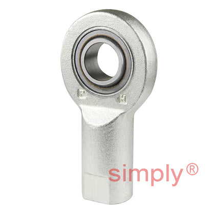 SKF SI20C Right Hand Steel / PTFE Sintered Bronze Lined Plain Female Rod End M20x1.5 Thread