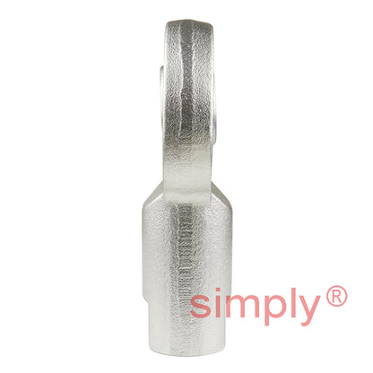 SKF SI25C Right Hand Steel / PTFE Sintered Bronze Lined Plain Female Rod End M24x2 Thread