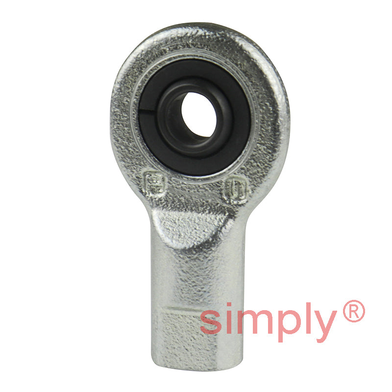 SKF SI6E Right Hand Steel / Steel Plain Female Rod End M6 Thread