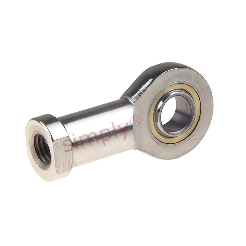 Codex SIL10C Left Hand Steel / PTFE Sintered Bronze Lined Plain Female Rod End M10 Thread