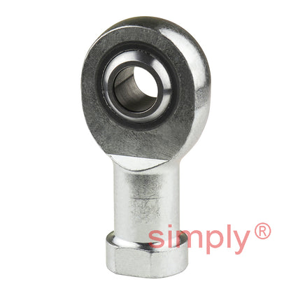 SKF SIKB10FVZ019 Right Hand Steel / PTFE FRP Lined Plain Female Rod End M10x1.25 Thread