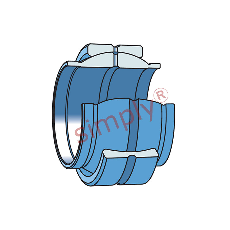 SKF GEG160ES Extended Inner Spherical Plain Bearing 160x230x160x80mm