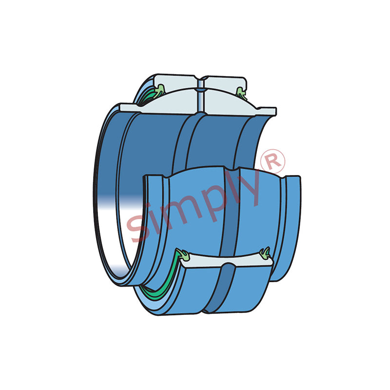Codex GEM45ES2RS Extended Inner Spherical Plain Bearing 45x68x40x25mm