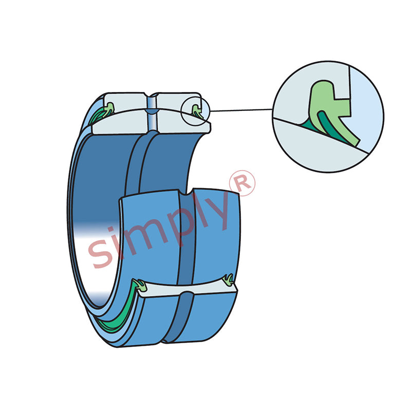 SKF GEZ300ES2RS Double Seal Spherical Plain Bearing 76.2x120.65x66.68x57.15mm