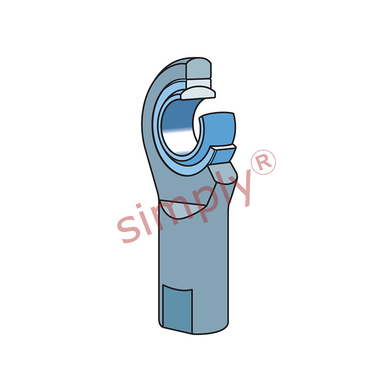 SKF SIL10E Left Hand Steel / Steel Plain Female Rod End M10 Thread