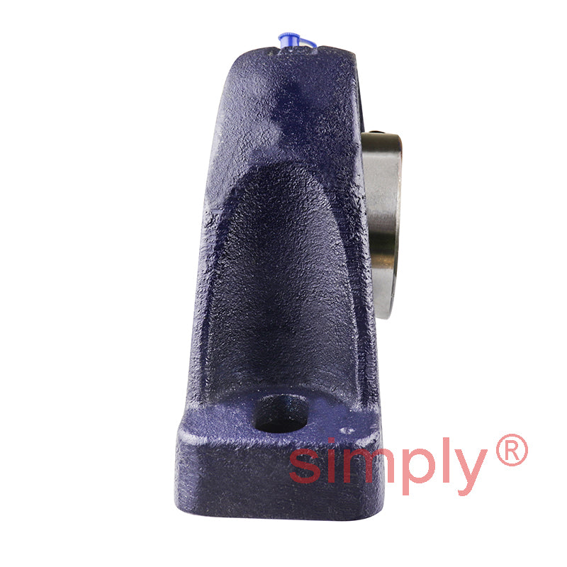 RHP SL2-7/16 Two Bolt Cast Iron Pillow Block and 2-7/16 Bore Grub Screw Full Width Insert