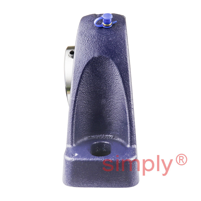 RHP SL2-7/16 Two Bolt Cast Iron Pillow Block and 2-7/16 Bore Grub Screw Full Width Insert