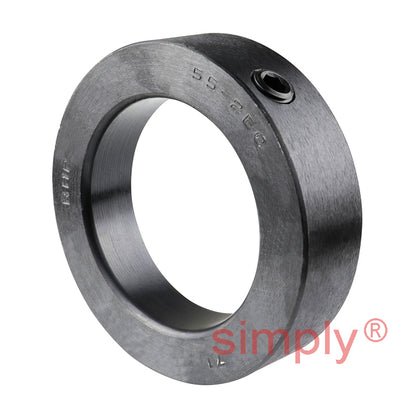 RHP SL2DEC Two Bolt Cast Iron Pillow Block and 2 Bore Eccentric Collar Full Width Insert