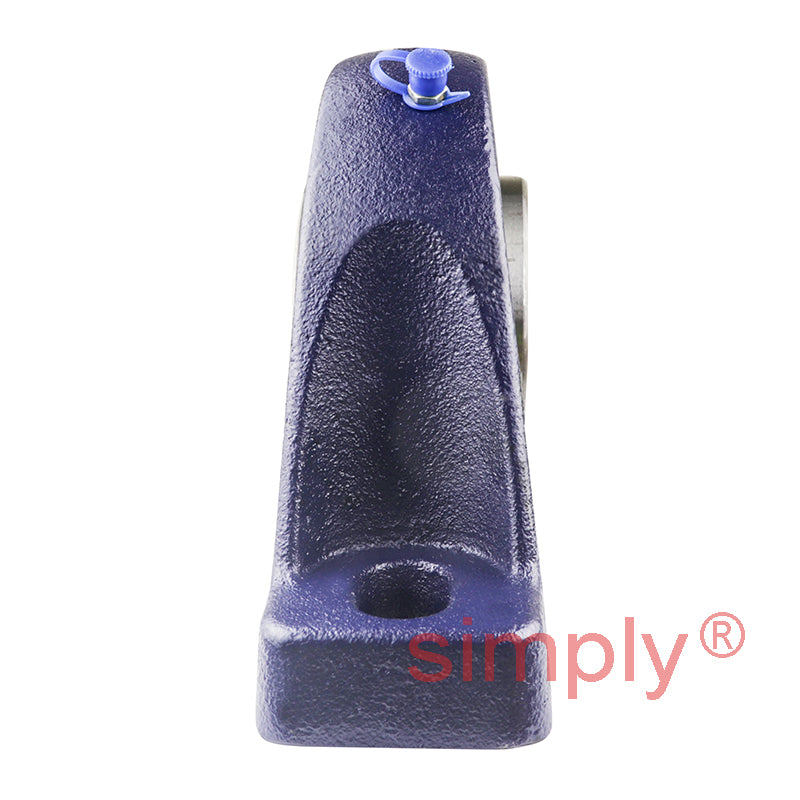 RHP SL2DEC Two Bolt Cast Iron Pillow Block and 2 Bore Eccentric Collar Full Width Insert