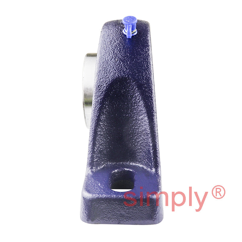 RHP SL2R Two Bolt Cast Iron Pillow Block and 2 Bore Grub Screw Full Width Insert