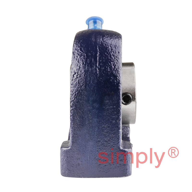RHP SNP1 Threaded Base Small Footprint Pillow / Plummer Block and 1 inch Bore Grub Screw Full Width Insert
