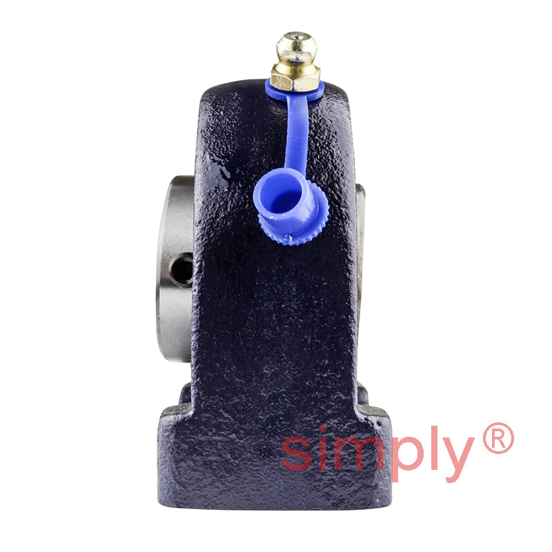RHP SNP25 Threaded Base Small Footprint Pillow / Plummer Block and 25mm Bore Grub Screw Full Width Insert