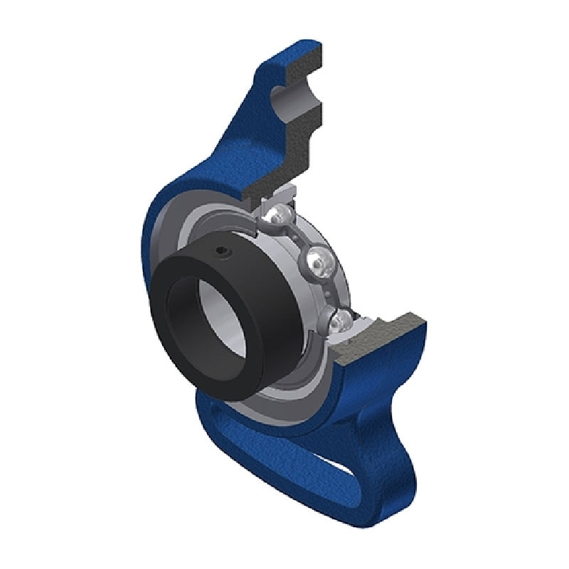 SNR ESFA208N Metric Cast Iron Adjustable Flange Unit with Eccentric Collar Insert 40mm Bore - Allow 2-3 Days
