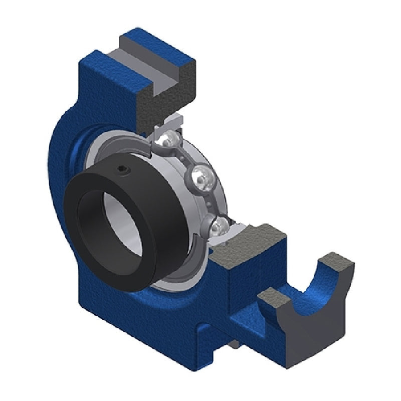 SNR EST209 Metric Cast Iron Take Up Unit with Eccentric Collar Insert 45mm Bore - Allow 2-3 Days
