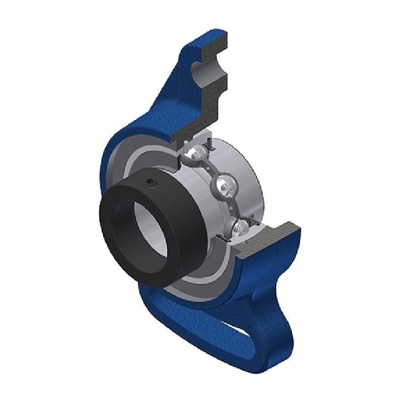 SNR EXFA208N Metric Cast Iron Adjustable Flange Unit with Eccentric Collar Insert 40mm Bore - Allow 2-3 Days