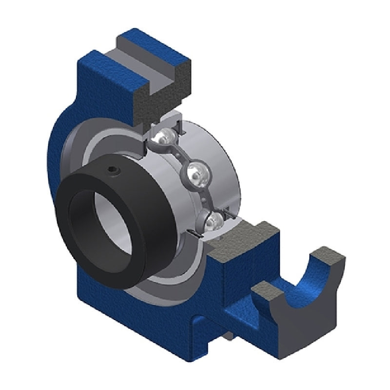 SNR EXT213N Metric Cast Iron Take Up Unit with Eccentric Collar Insert 65mm Bore - Allow 2-3 Days