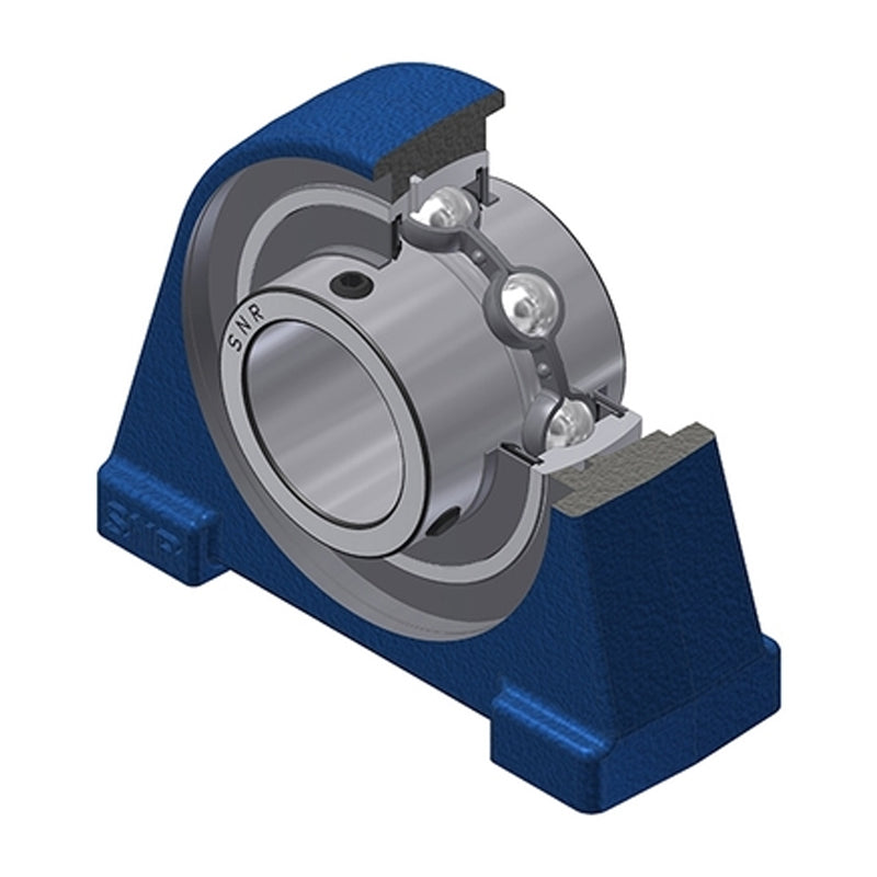 SNR UCPAE206N Threaded Base Small Footprint Metric Pillow / Plummer Block Housing Supplied with 30mm Bore Insert - Allow 2-3 Days
