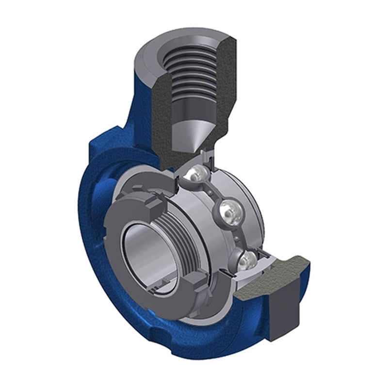 SNR UKEHE205H Metric Cast Iron Hanger Bearing Unit with 20mm Bore Insert and Adaptor Sleeve - Allow 2-3 Days