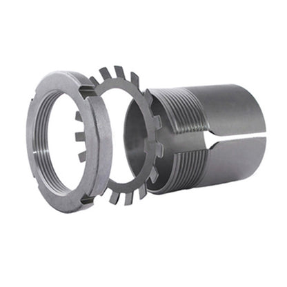SNR UKP215H Metric Cast Iron Two Bolt Pillow / Plummer Block Housing Insert and Adaptor Sleeve Fits 65mm Shaft - Allow 2-3 Days