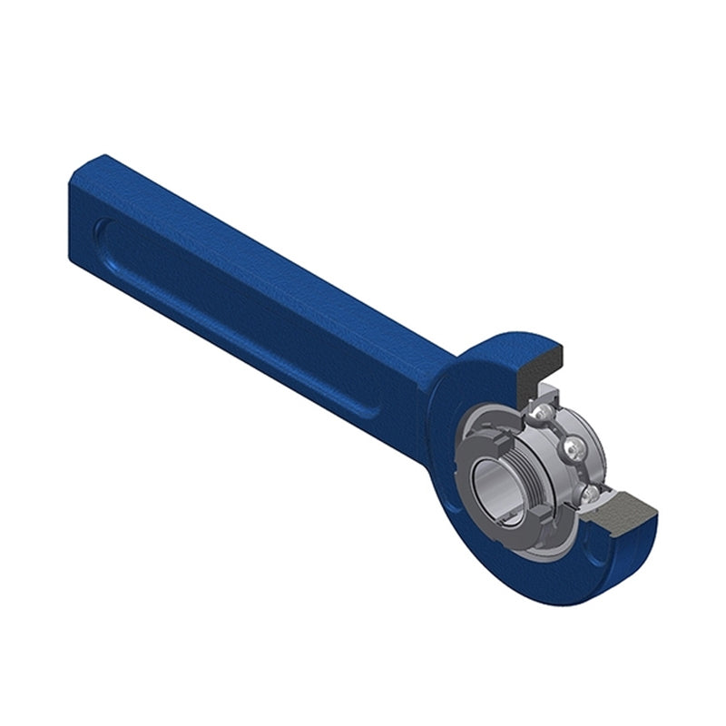 SNR UKSP210H Metric Cast Iron Tensioner Unit with Insert and Adaptor Sleeve Fits 45mm Shaft - Allow 2-3 Days