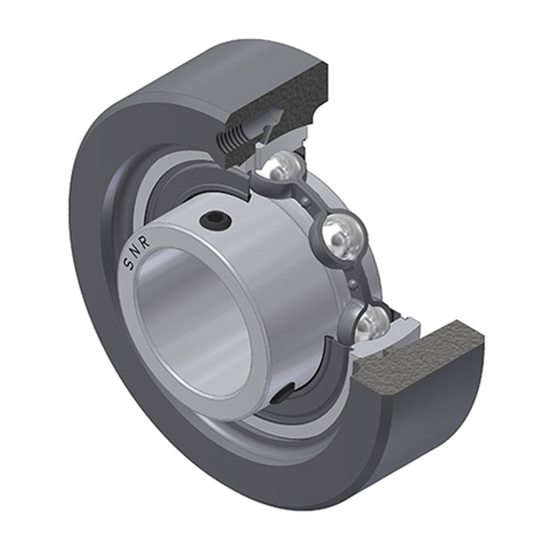 SNR USC210 Metric Cast Iron Cartridge Unit with 50mm Bore Insert 31mm Outside Dia - Allow 2-3 Days