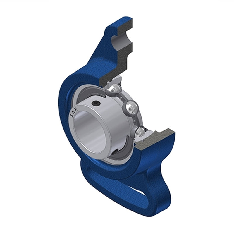 SNR USFA209 Metric Cast Iron Adjustable Flange Unit with 45mm Insert - Allow 2-3 Days