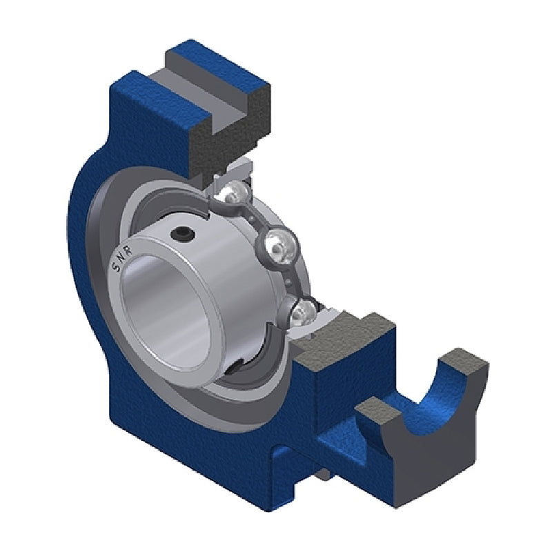 SNR UST209N Metric Cast Iron Take Up Unit with 45mm Bore Bearing Unit - Allow 2-3 Days