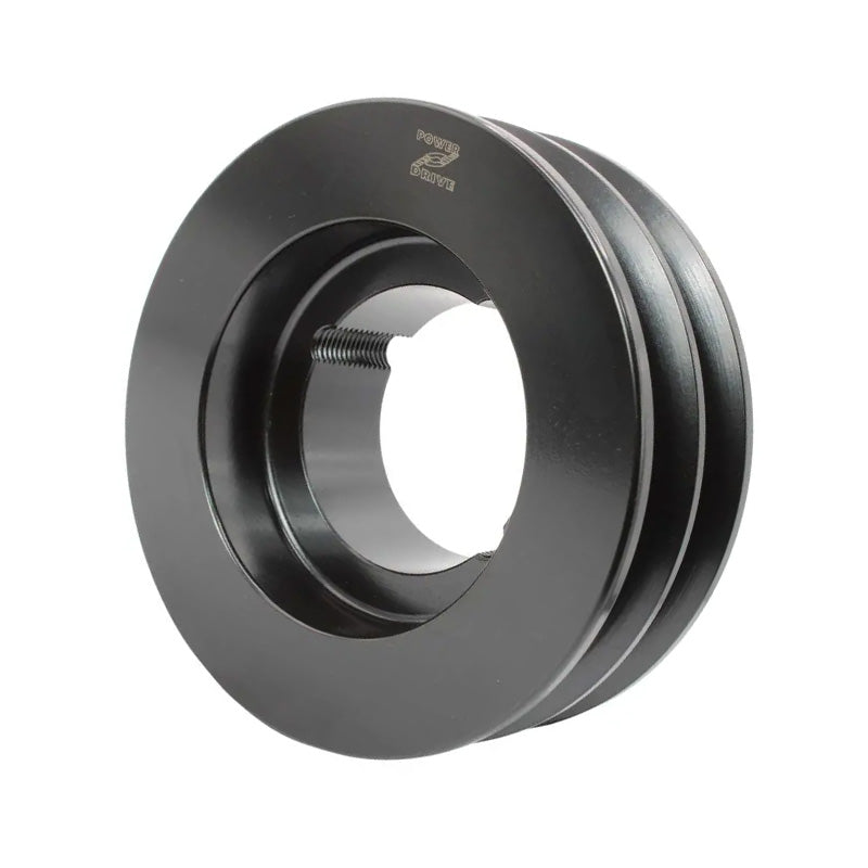 118X2SPB 118mm Pitch Diameter SPB Section Tapered Locking Bush Type Pulley with 2 Grooves (Bush not Incl.)